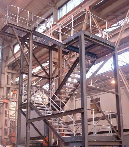 Industrial Steel Staircase