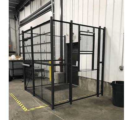 Compact Secure Mesh Enclosure