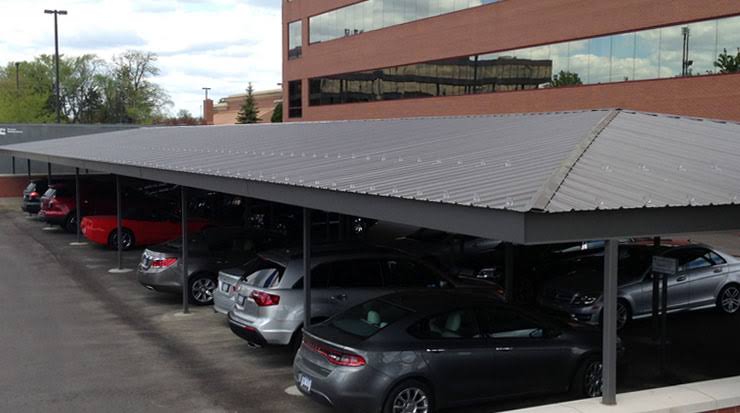 Corporate Covered Parking Lot